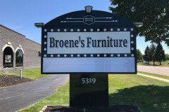 Monument sign reface in Allendale MI