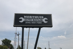 Pole Sign reface in Hudsonville MI