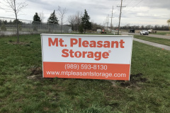 Monument sign in Mt. Pleasant MI