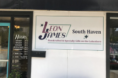 Storefront sign in South Haven MI