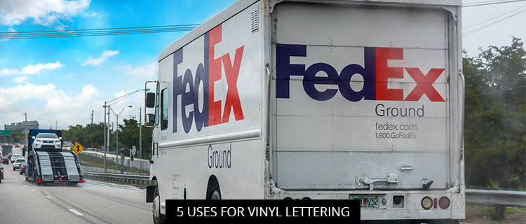 5 Uses For Vinyl Lettering